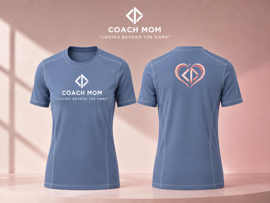 Coach Mom “Love In Motion” Tee Powder Blue