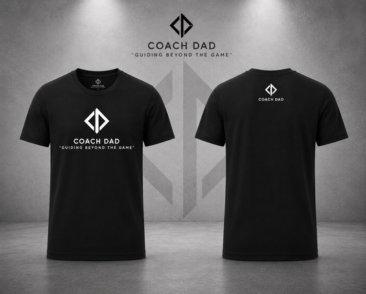 Coach Dad Foundation Tee – Midnight Black
