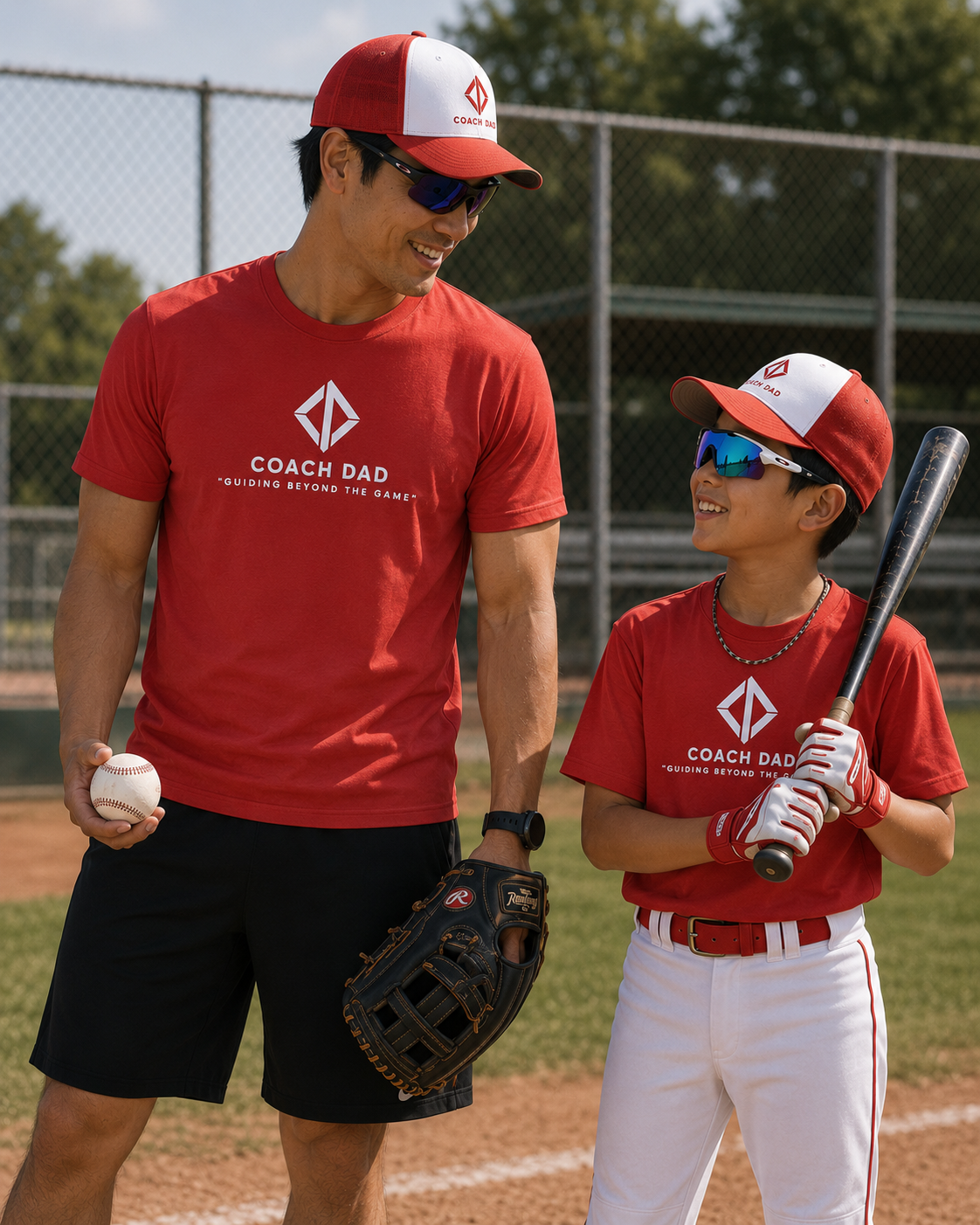 Coach Dad Foundation Tee – Victory Red