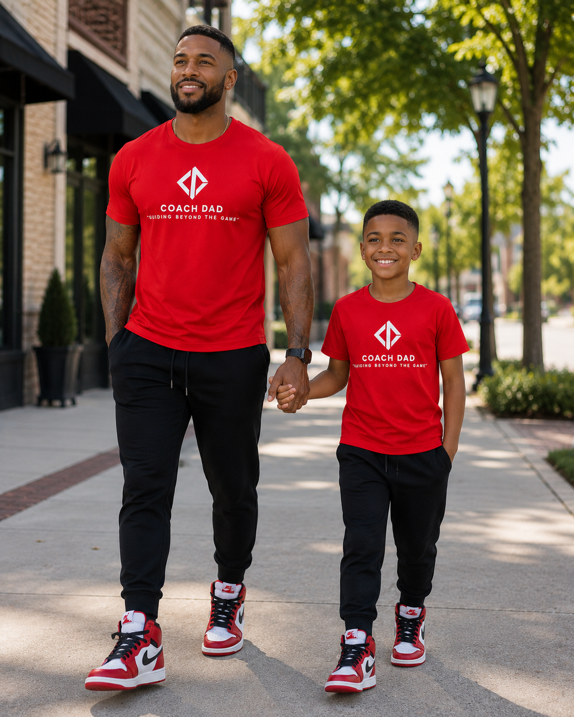 Coach Dad Foundation Tee – Victory Red