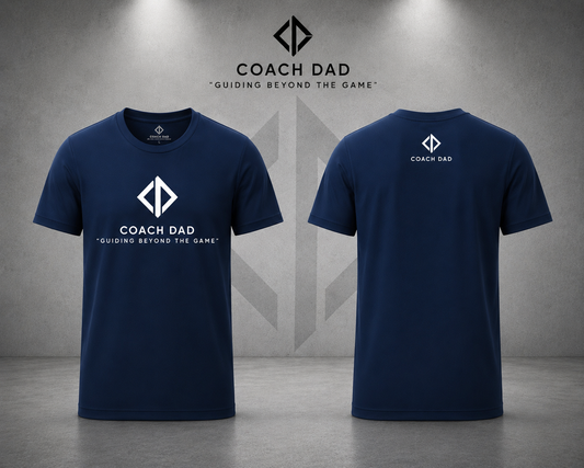 Coach Dad Foundation Tee – Navy Blue