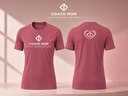 Coach Mom “Love In Motion” Tee - Dust Rose