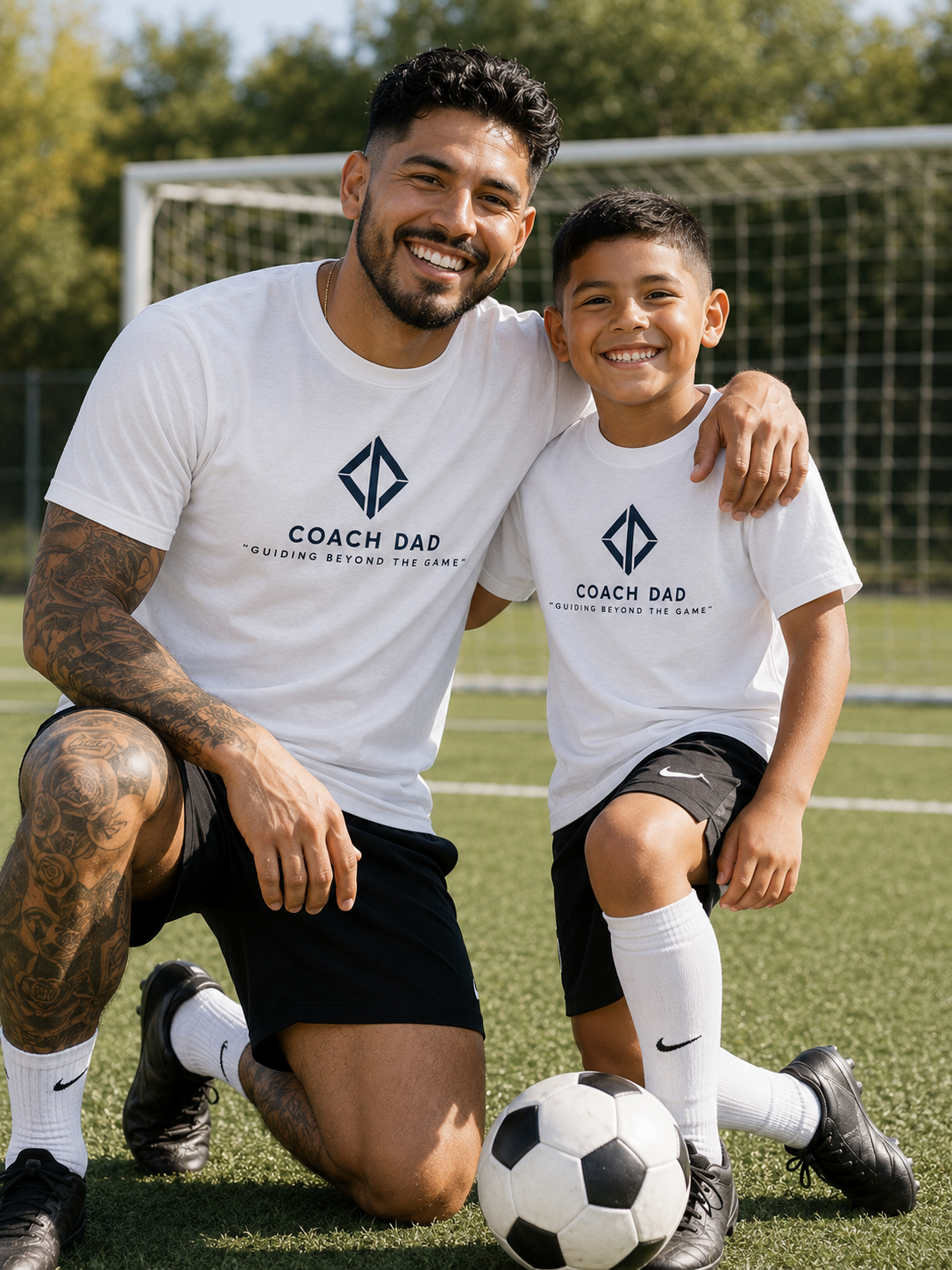 Coach Dad Foundation Tee – Classic White