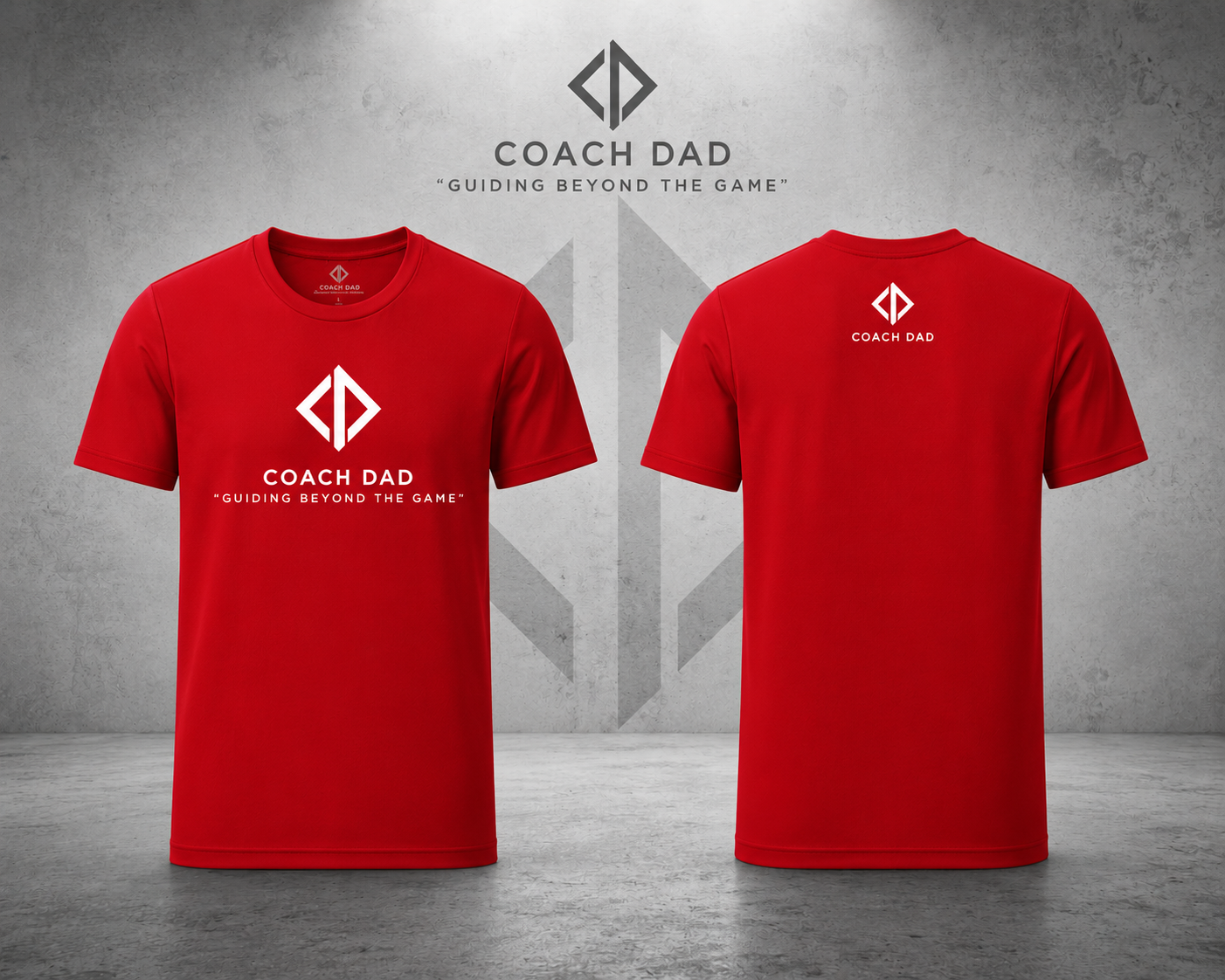 Coach Dad Foundation Tee – Victory Red